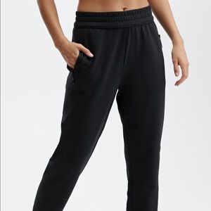 Fabletics Eco-Conscious Slim Sweatpants | Black | Size M